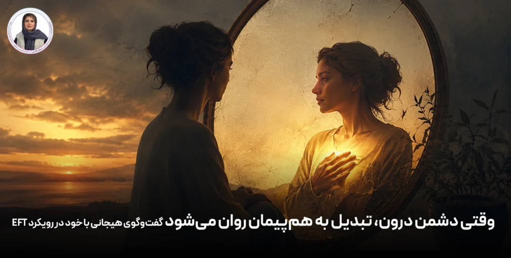 وقتی دشمن درون، تبدیل به هم‌پیمان روان می‌شود | گفت‌وگوی هیجانی با خود در رویکرد EFT