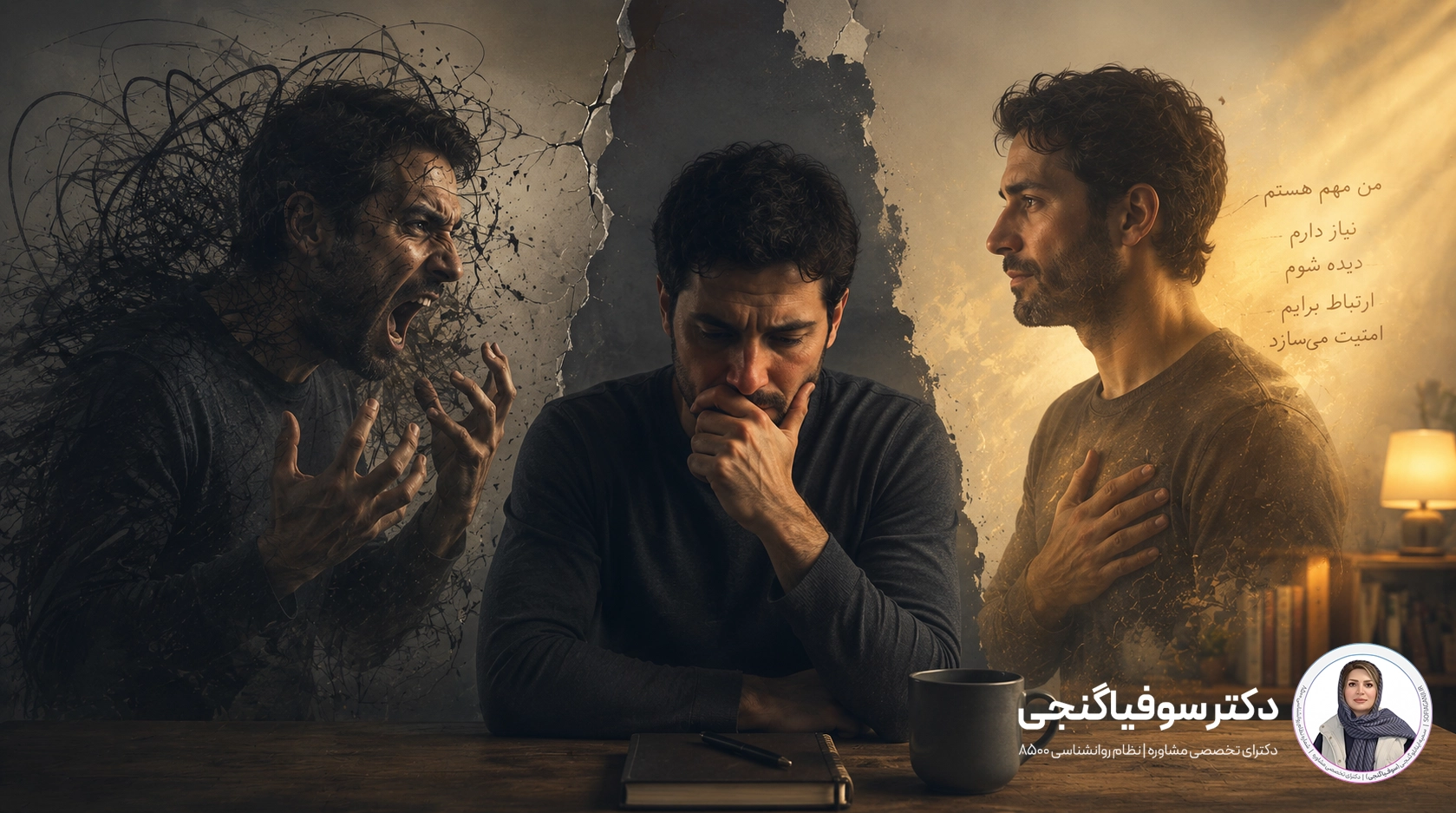 وقتی دشمن درون، تبدیل به هم‌پیمان روان می‌شود | گفت‌وگوی هیجانی با خود در رویکرد EFT