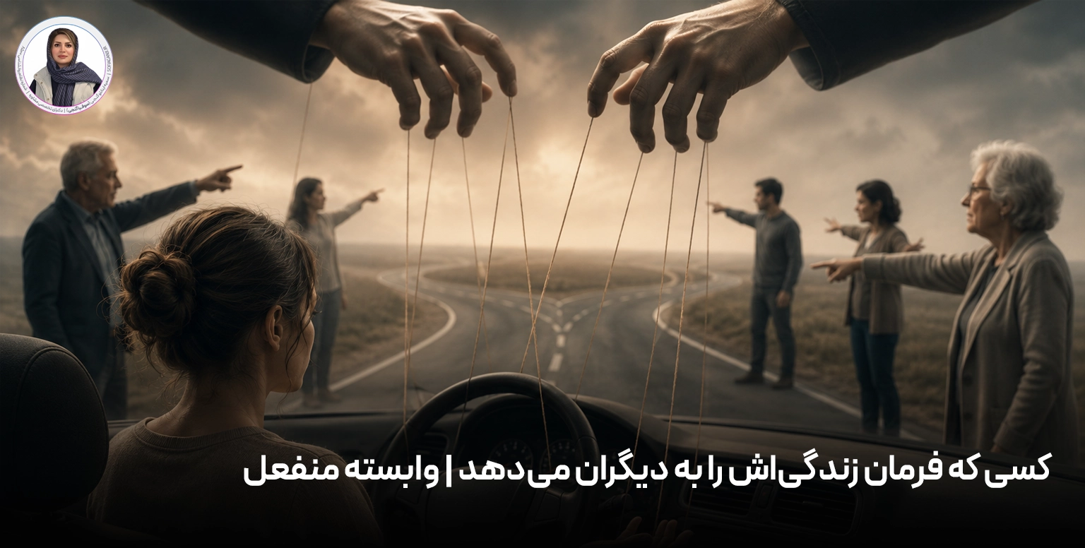 کسی که فرمان زندگی‌اش را به دیگران می‌دهد | وابسته منفعل