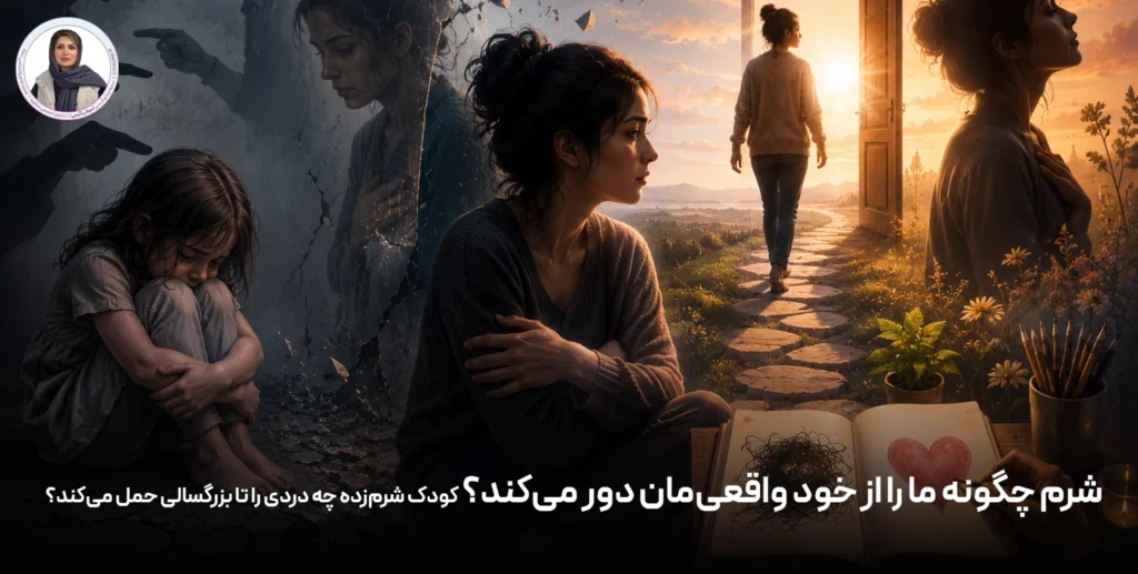 شرم چگونه ما را از خود واقعی‌مان دور می‌کند؟ کودک شرم‌زده چه دردی را تا بزرگسالی حمل می‌کند؟