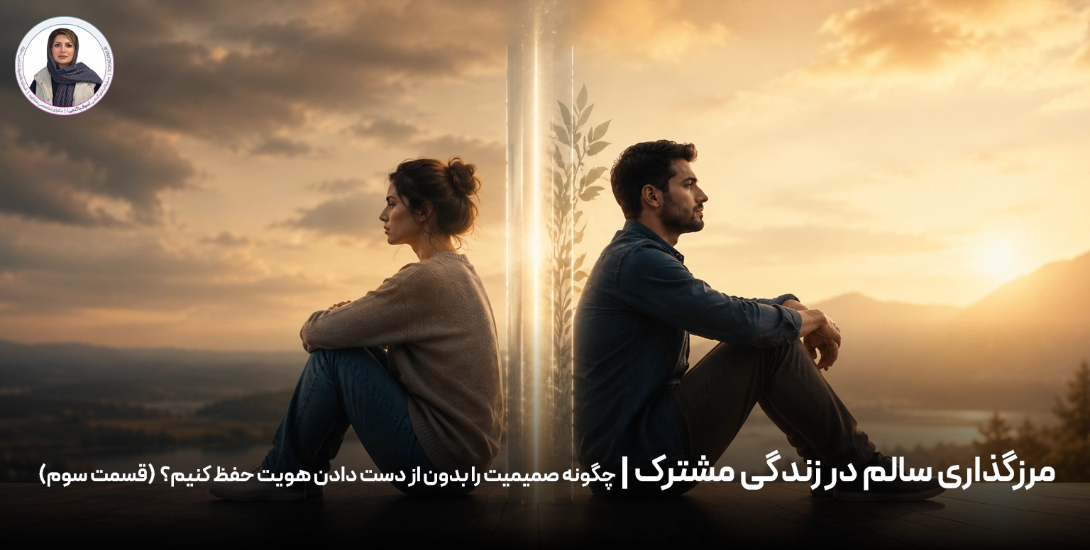مرزگذاری سالم در زندگی مشترک | چگونه صمیمیت را بدون از دست دادن هویت حفظ کنیم؟ (قسمت سوم)