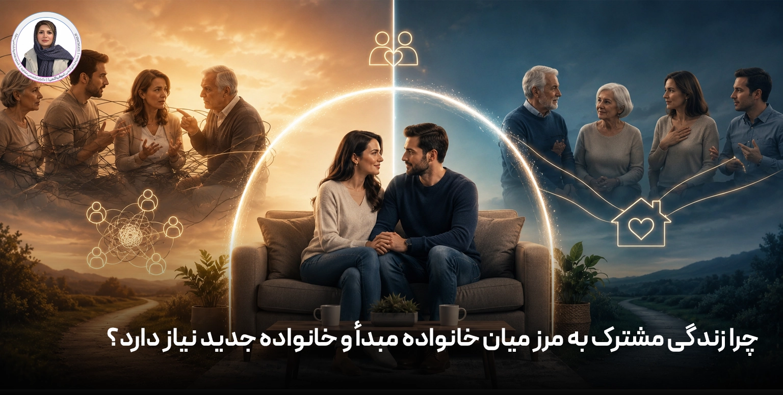 چرا زندگی مشترک به مرز میان خانواده مبدأ و خانواده جدید نیاز دارد؟