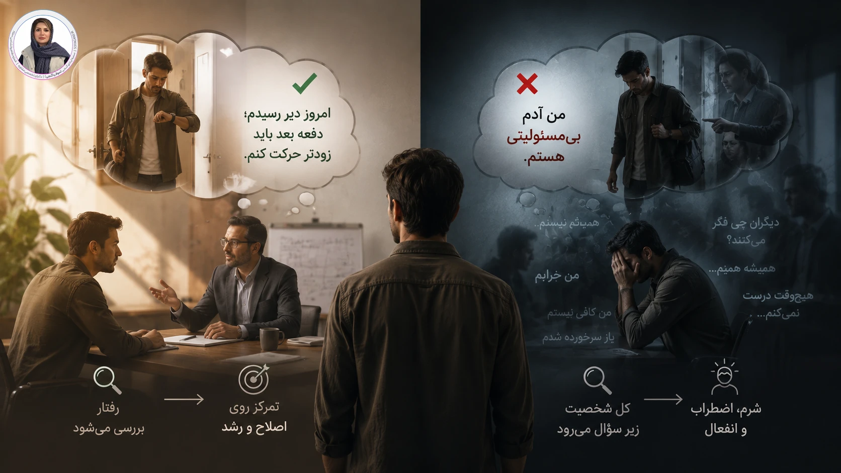 اگر بعد از هر انتقاد ساعت‌ها خودتان را سرزنش می‌کنید…