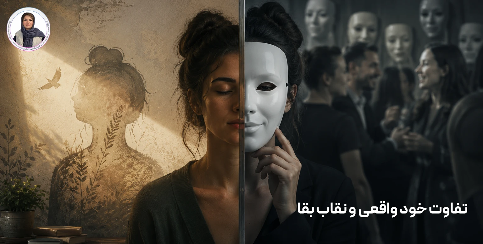 تفاوت خود واقعی و نقاب بقا