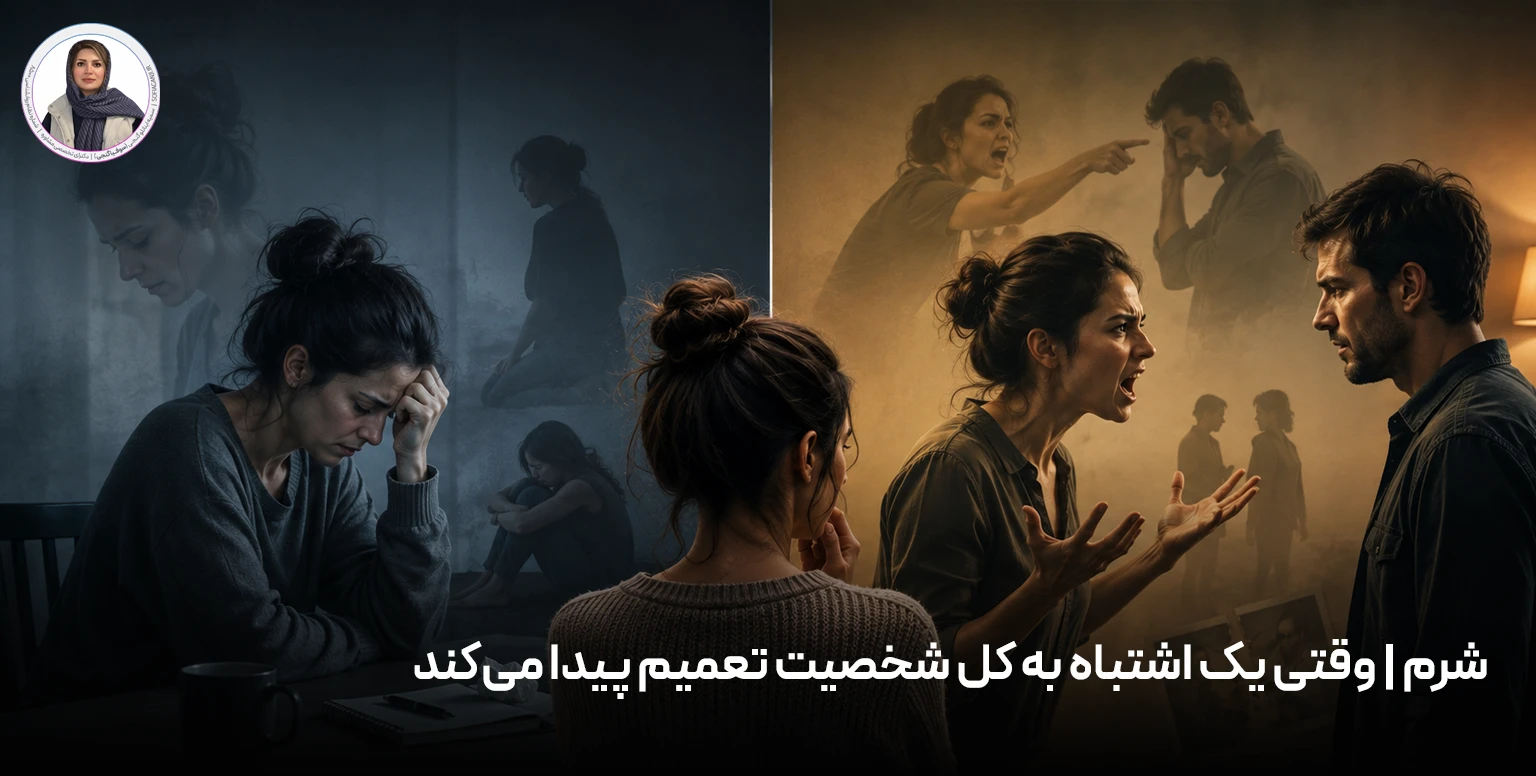 شرم؛ وقتی یک اشتباه به کل شخصیت تعمیم پیدا می‌کند